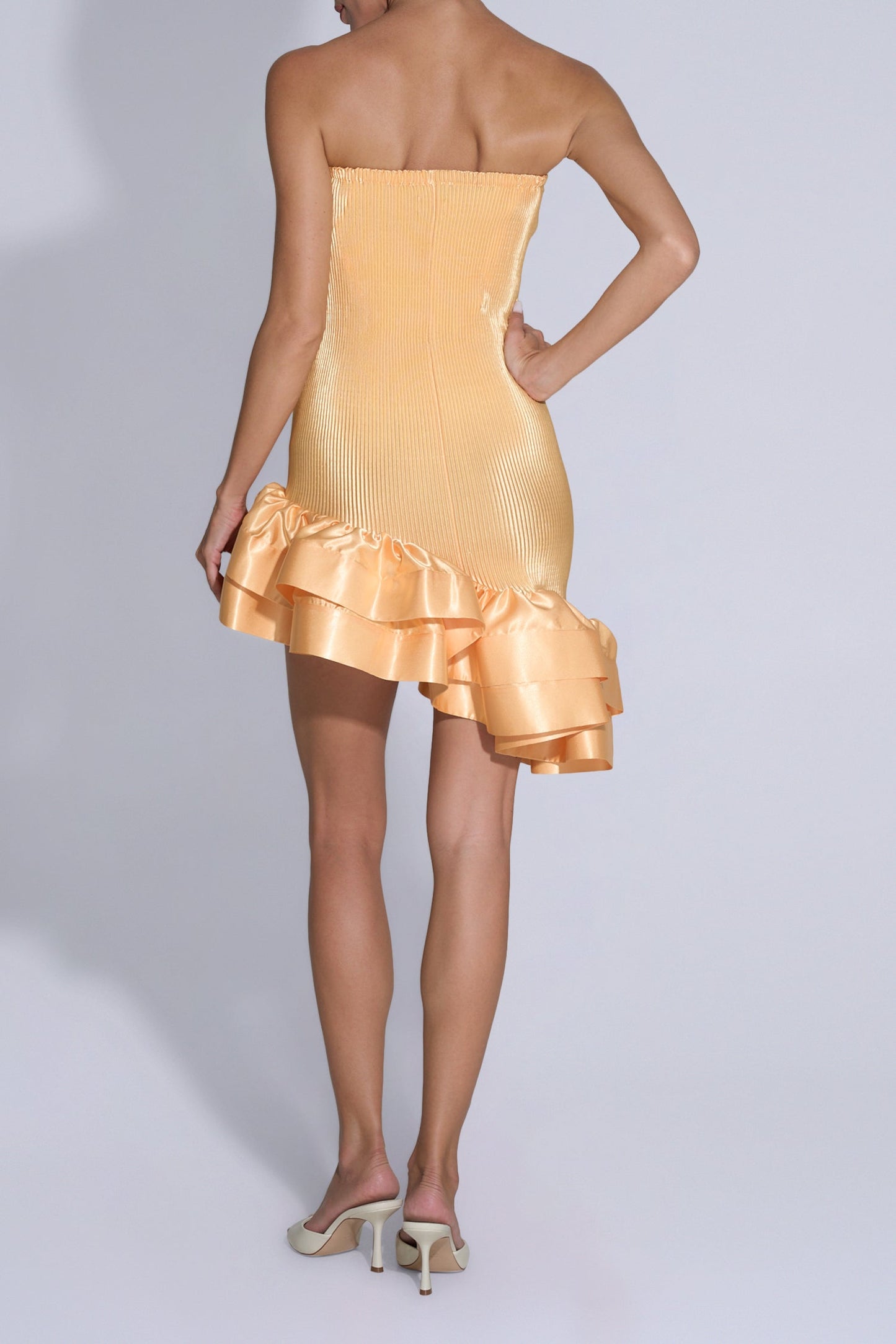 L’IDEE Volant mini dress