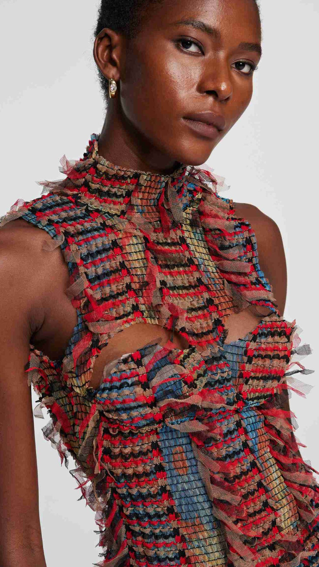 INNOVAREDENIM Adhara fringe dress