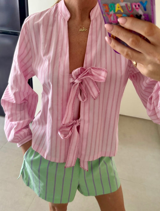 ZARA candy stripe set