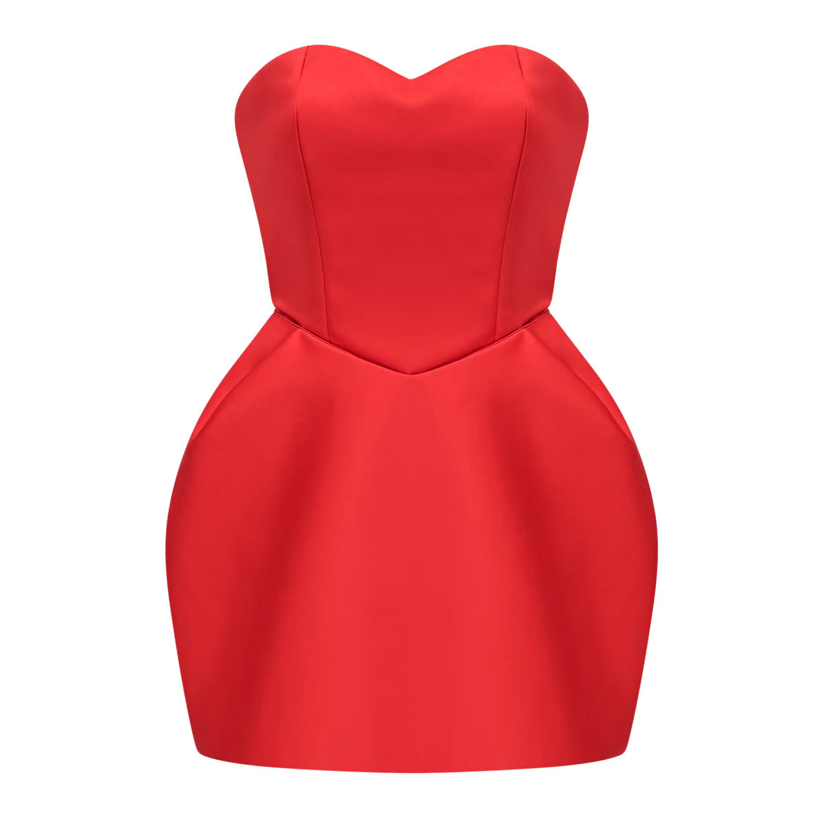 MISS ROSIER Laure Red Mini Dress