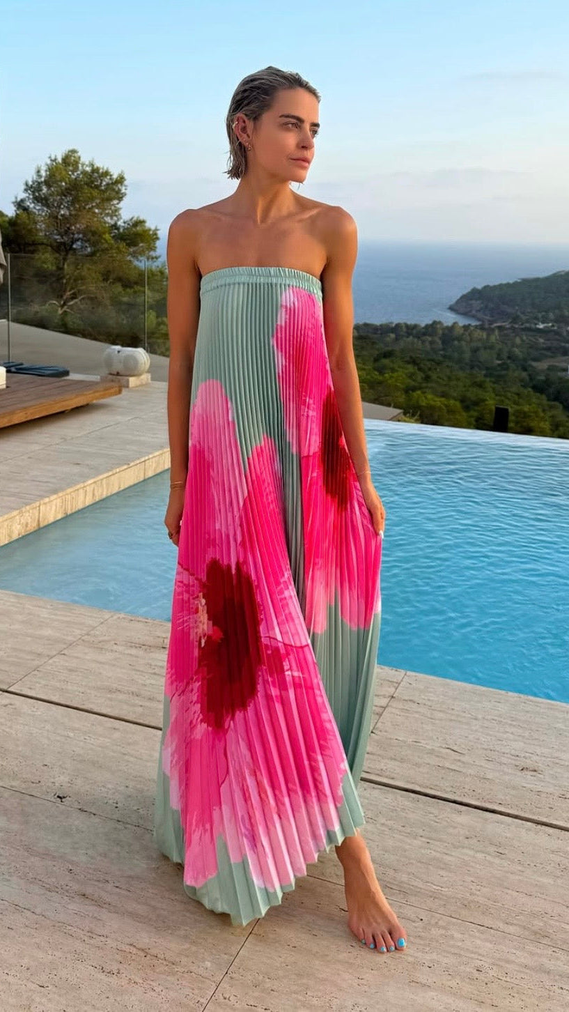L’IDEE Bisous strapless dress