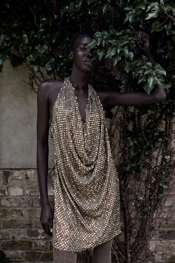 Cocktail Dress Sequin Halter Dress With Open Back ZARA Sequin Beaded Halter Dress Can I Borrow Cocktail Dress Sequin Halter Dress With Open Back ZARA Sequin Beaded Halter Dress Can I Borrow