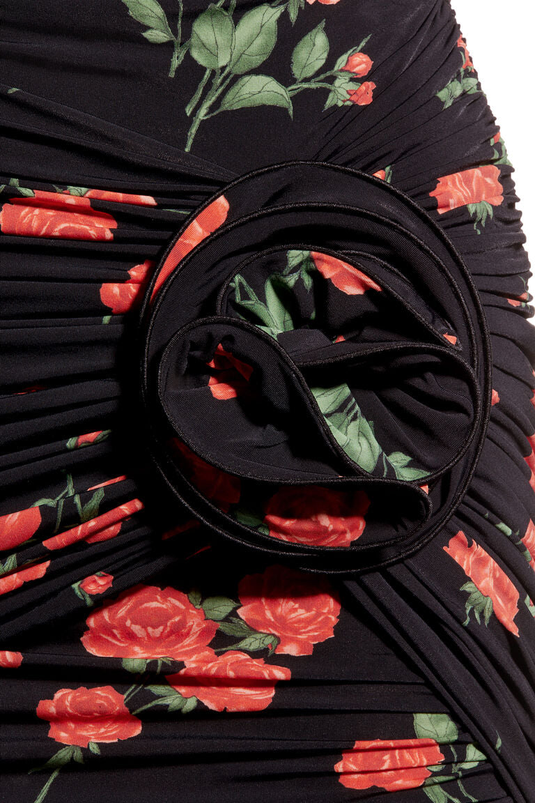 MAGDA BUTRYM rose dress black