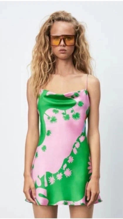 ZARA satin mini