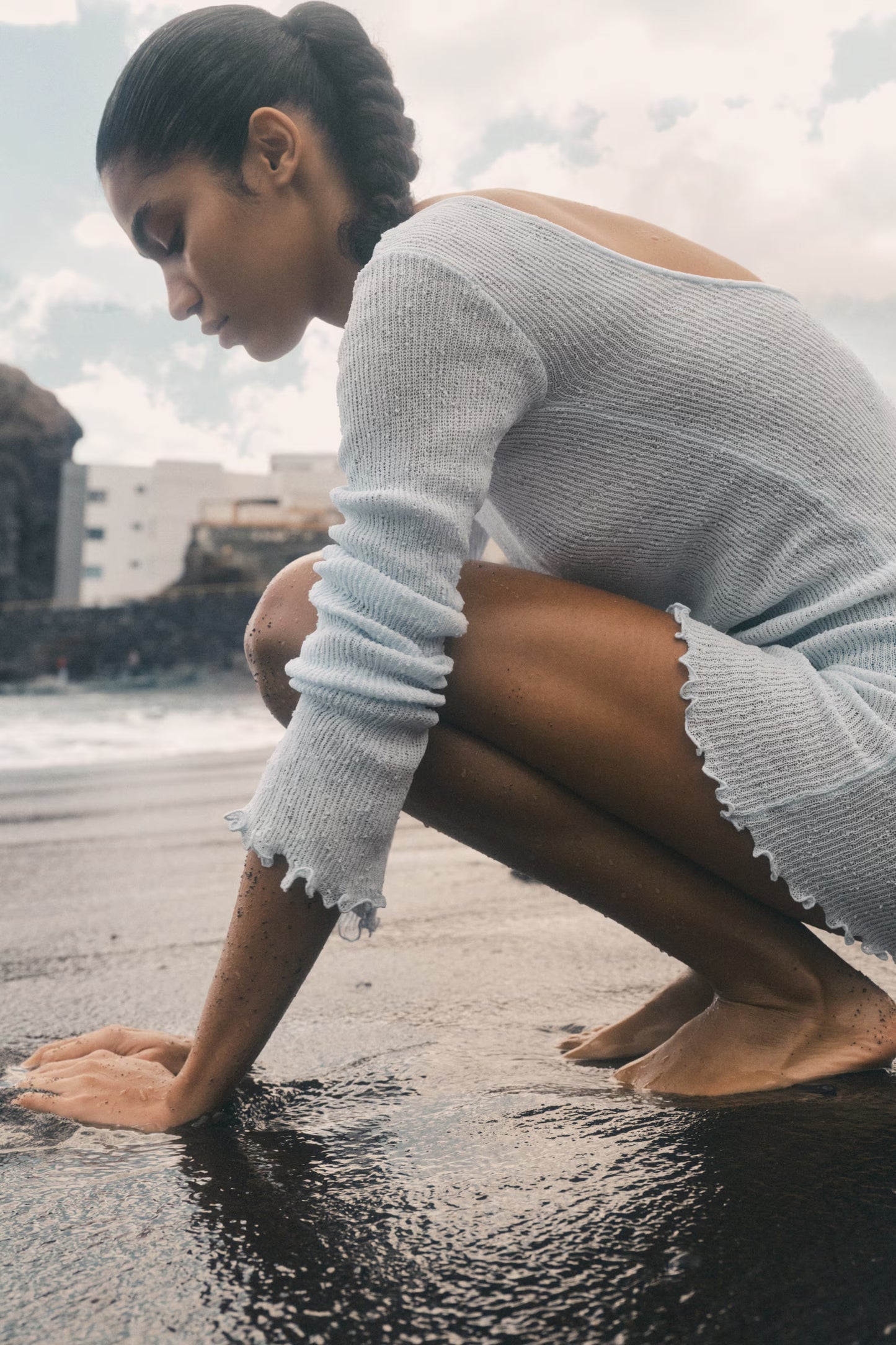 H&M low back knit mini