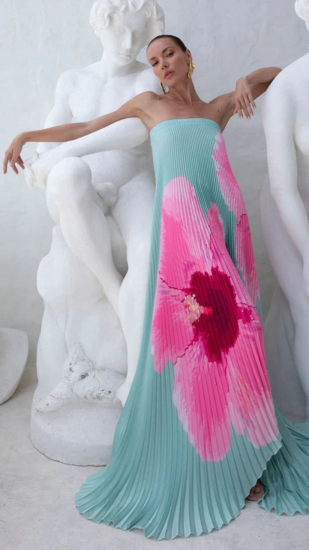 L’IDEE Bisous strapless dress
