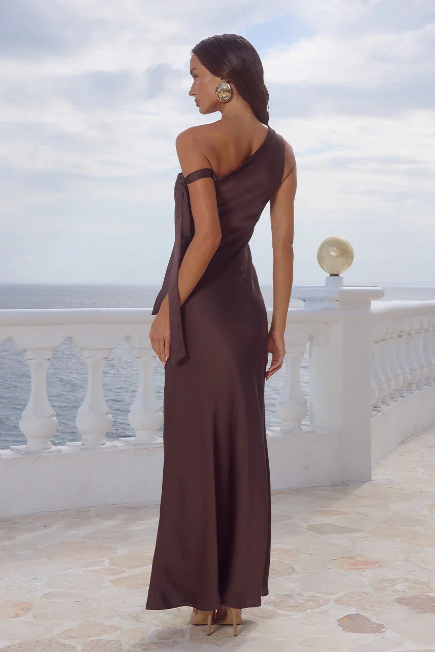 RUNAWAY Viola dress chocolate