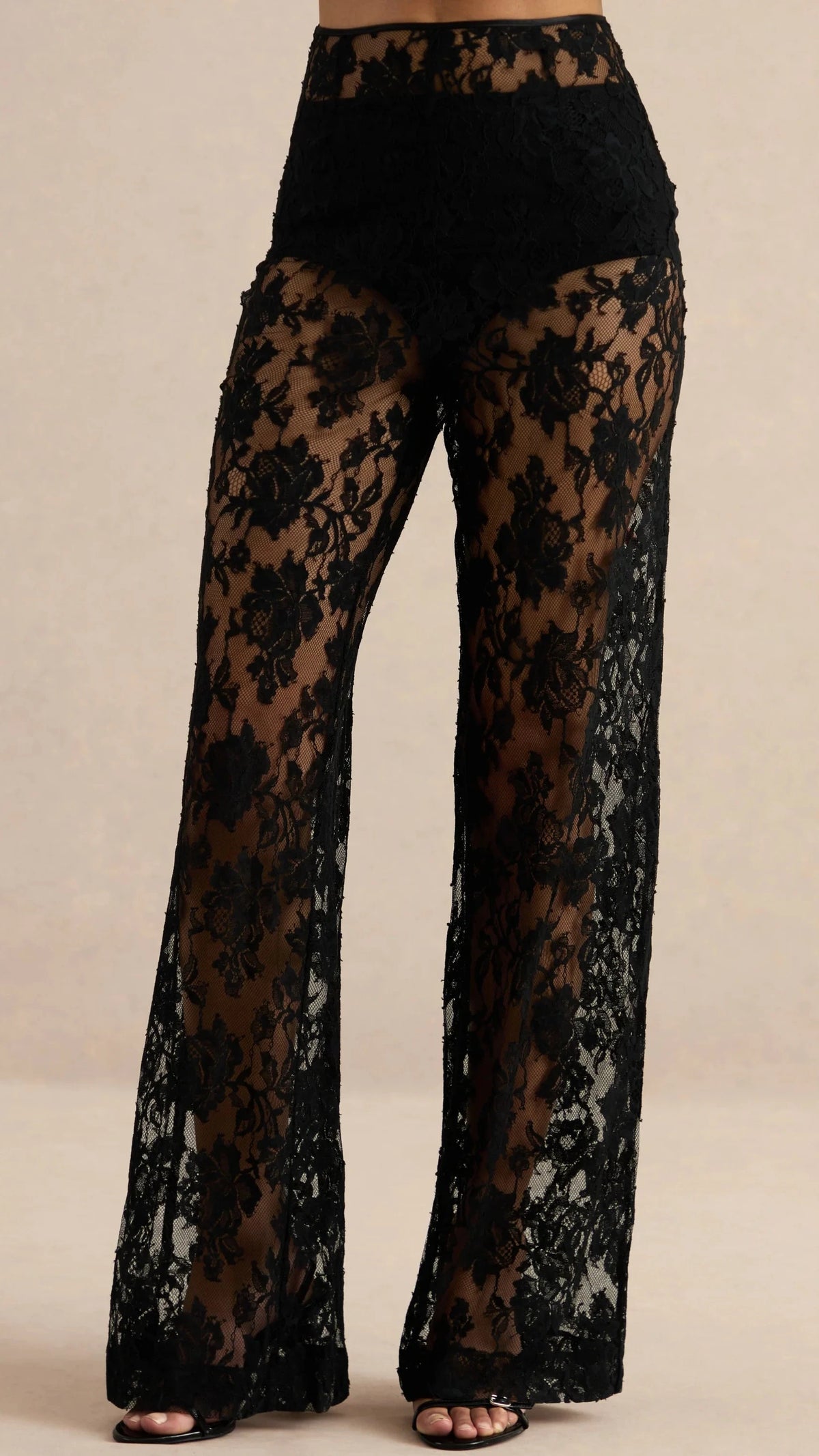 CLUB L Lace Pant & Corset Set