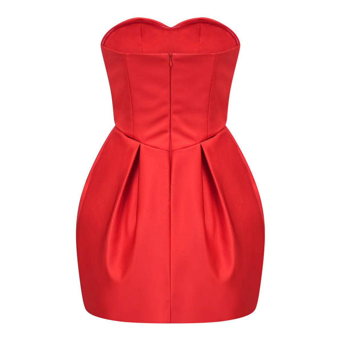 MISS ROSIER Laure Red Mini Dress