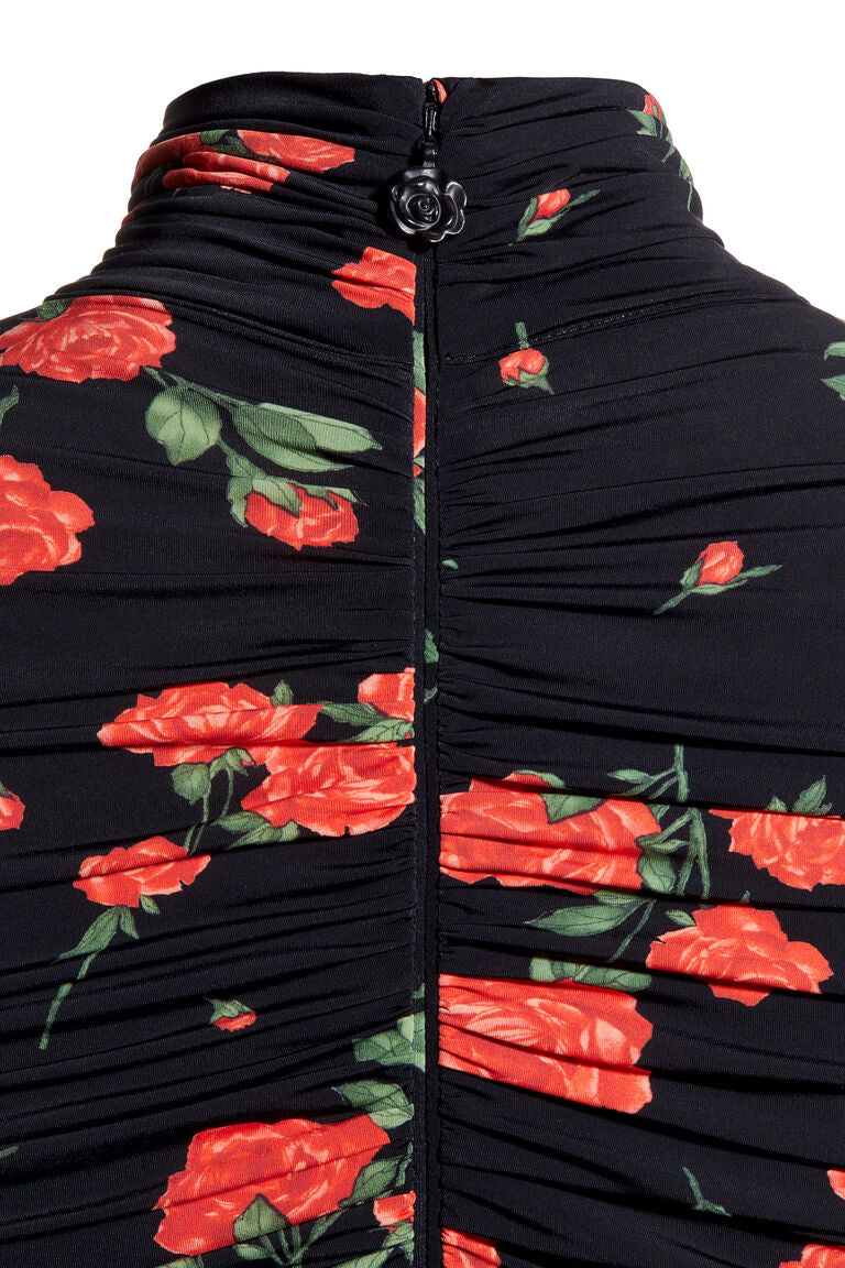 MAGDA BUTRYM rose dress black