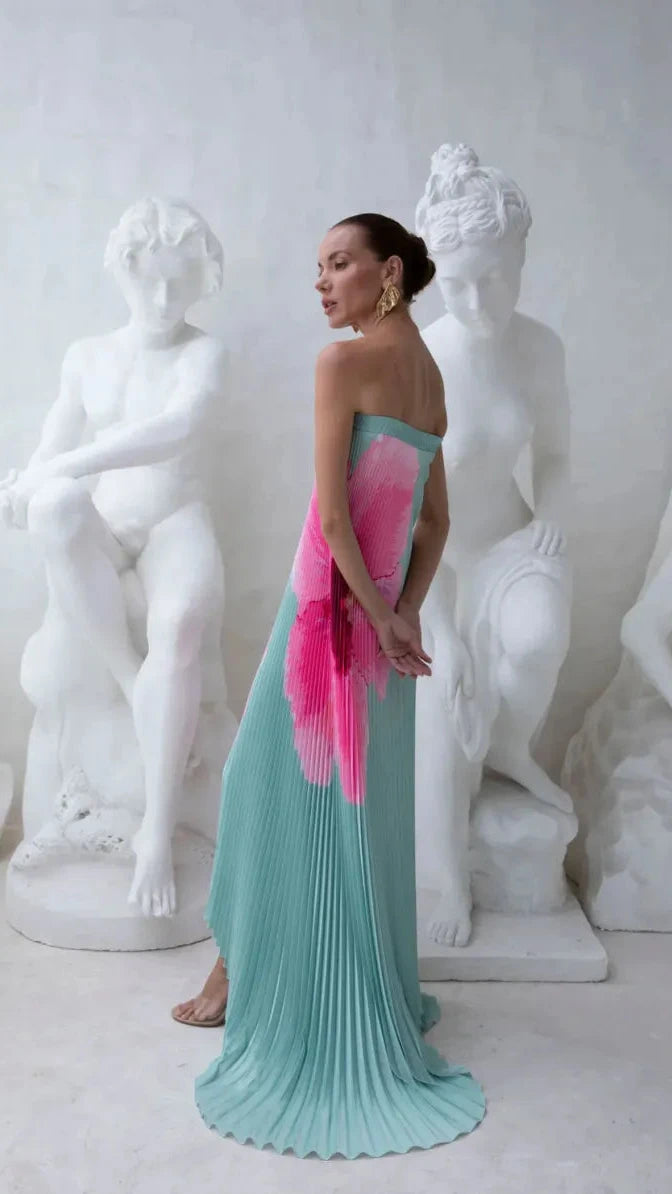 L’IDEE Bisous strapless dress