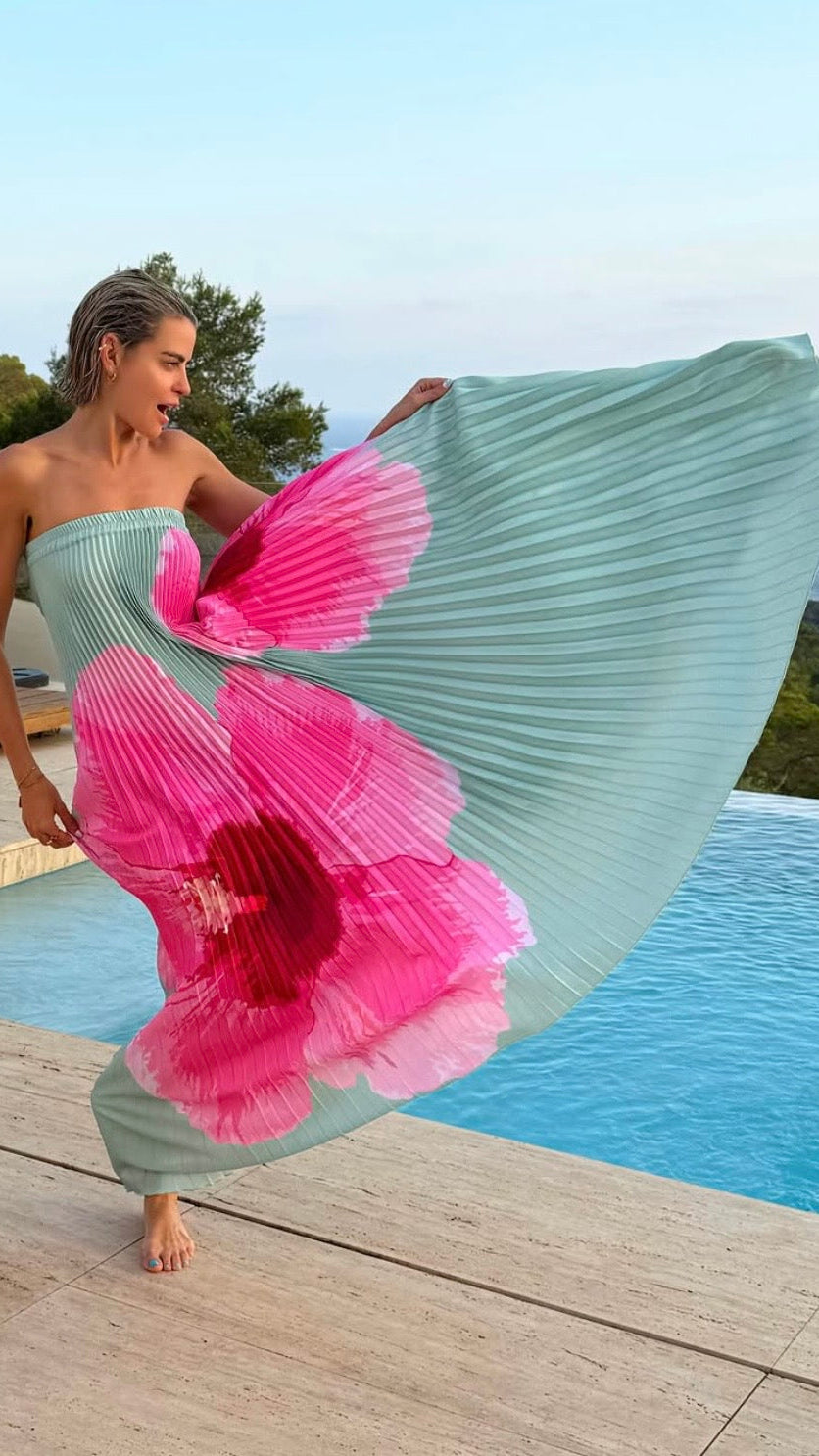 L’IDEE Bisous strapless dress