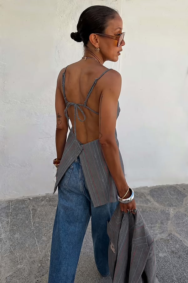 NEVER FULLY DRESSES Grey Love Set